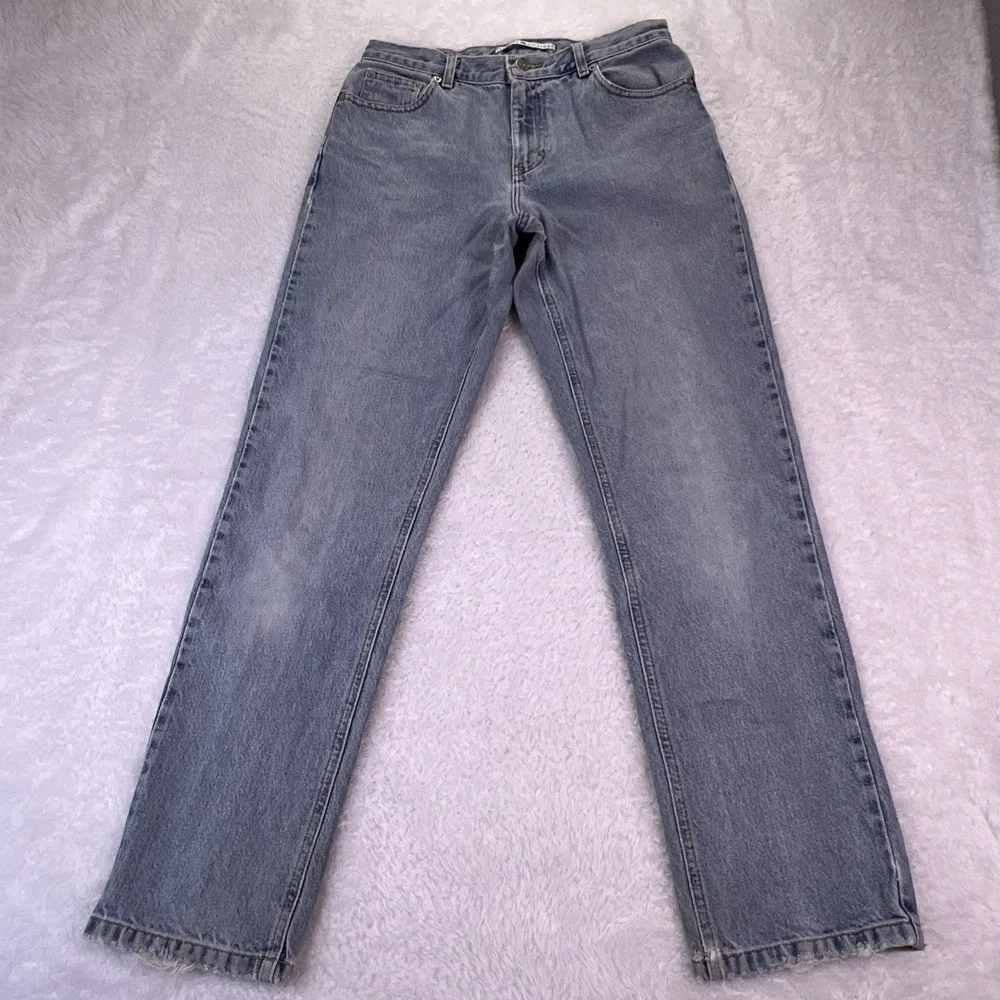 Y2K Tommy Hilfiger Jeans High Waist Mom Jeans Straight Light‎ Wash Women's 6 VTG